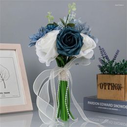 Decorative Flowers Floral Arrangement Elegants Bride Simulation Bouquets Romance Wedding Supplies Great For Proposals Birthdays & Holiday