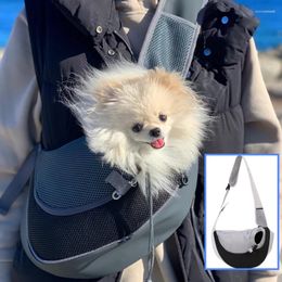 Dog Car Seat Covers Pet Carrier Outdoor Travel Shoulder Bag Mesh Oxford Single Comfort Fashionable Breathable Diagonal Handbag Accessories