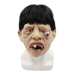 Party Masks Halloween Novelty Mask Fancy Dress Party Latex Horror Head Masks Creepy Realistic Old Man Zombie Mask 230906