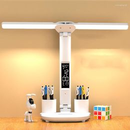 Table Lamps Desk Lamp Study Special Dormitory Eye Protection Plug-in Bedside Reading Multifunctional Pen Downlight