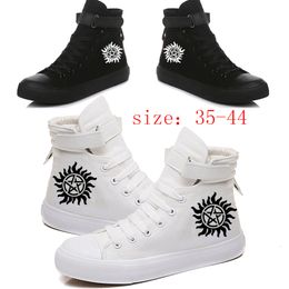 Dress Shoes TV Show Supernatural Laceup Sneakers Casual Canvas 230905