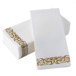 Table Napkin 50Pcs Disposable Paper Napkins Elegant Hand Towels Tissue Vintage Towel Birthday Parties Wedding Restaurant Suppiles Decor
