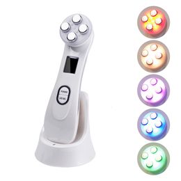 Face Care Devices RF Radio Frequency Face Lifting Machine EMS Micro-current Skin Firm Massager LED Pon Rejuvenation Beauty Device 230905