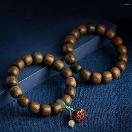 Strand For Women Men Hand Chain Natural Sandalwood Wooden Bracelet Buddha Beads Wristbands Jewelry