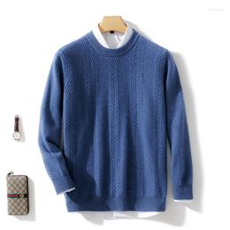 Men's Sweaters 2023 Thick Knit Oneck Male Jumpers Winter Long Sleeve Warm Pullovers Clothing