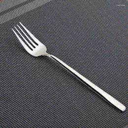 Forks Cozy Zone Dinner Set Stainless Steel Dining Tableware Classic 6 Pieces Table Western Salad Fruit Dessert El