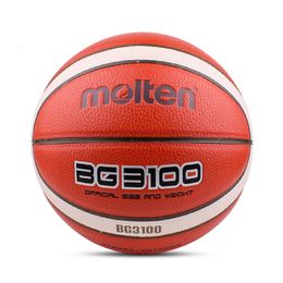 Balls Bola basket Molten ukuran 7 6 5 4 bola standar kompetisi sertifikasi resmi pria dan wanita 230905