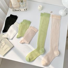 Women Socks Female Spring/Summer Cassie Calf Breathable Thin Trendy Ins Japanese Sweet Girl JK Lolita Silk Wholesale