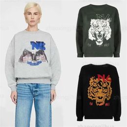 Designer Womens bing hoodie Neck Long Sleeves Inside Fleece Sleeves Letters Printed Embroidery Loose Hoodies Cotton Sweater Pullov295i
