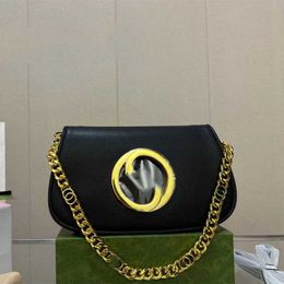 2024 New luxury high quality handbag Factory direct sales Family Blondie Circular Interlocking Double Women's Backpack