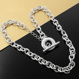 Chains 925 Sterling Silver Necklace TO Chain With For Women & Men Charm Jewellery Gift