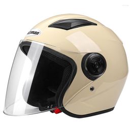 Motorcycle Helmets Grey Light Weight Safety Helmet Nuoman Open Face Scooter Bike Casco M L XL Adult