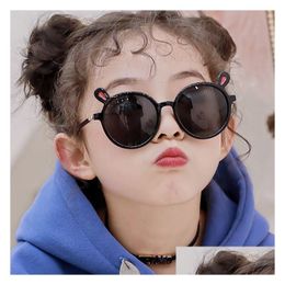 Sunglasses Cute Acrylic Kids Party Girl Boy Children Rabbit Ear Sun Glasses Dancing Birthday Gift Drop Delivery Fashion Accessories Dhahf