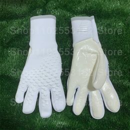 Sports Gloves Goalkeeper Gloves For Men Goalie Gloves Thicken Latex Football Soccer Anti-slip Soccer Adults Goalie Gloves Color White 230905