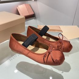 Nuove scarpe da ballerina elastico jane da donna in raso da donna comode scarpe da scarto da donna e ragazze per feste casual festa