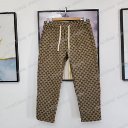 21ss Mens women designer Jacquard pants Spring summer Men Denim Pant Double letter Casual letters Trousers high quality yellow kha2789