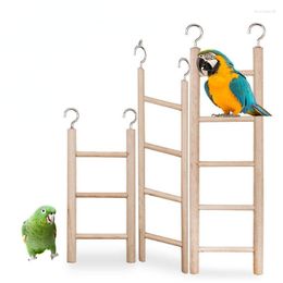 Other Bird Supplies Wooden Pet Swing Birds Ladders Toy Pets Hamsters Scratcher Parrot Ladder Climbing Cage