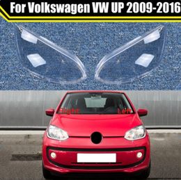 Car Front Headlamp Glass Lamp Transparent Lampshade Shell Headlight Cover For Volkswagen VW UP 2009-2016 Auto Light Housing Case