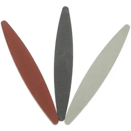 Other Knife Accessories 3 Pcs Whetstone Specialty Tools Sharpening Stones Scissor Tool The Sharpeners Aluminium Oxide