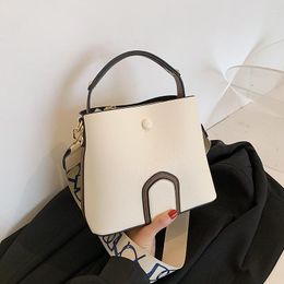 Evening Bags Luxury Pu Leather Women Handbags Bucket Bag High Quality Female Shoulder Crossbody For Casual Ladies Messenger