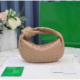 Designer Handbags Bottegass Venetass High Texture Jodie Knotted Bag Woven Hobo Underarm Cloud 2023 Hand Dumpling Female Oyi2