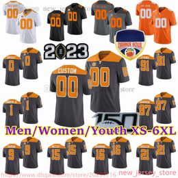 Футбольная майка NCAA Tennessee Volunteers 2023 Custom S-6XL 7 Джо Милтон III 1 Донти Торнтон-младший 16 Пейтон Мэннинг 87 Джейкоб Уоррен 0 Джейлен Райт 91 Дуг Аткинс Шулер