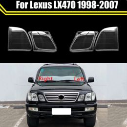 Car Front Headlamp Glass Lamp Transparent Lampshade Shell Headlight Cover For Lexus LX470 1998-2007 Auto Light Housing Case