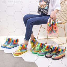 rain boots Aleafalling Ankle Rain Boots Removable Cover Platform Lace Up PU Waterproof Motorcycle Colourful Ankle Mature Boots Woman Shoes Y200114