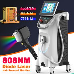 2023 High Quality 808 Diode Laser Hair remove 3 Wavelength For Tattoo Remove Pigment Remove Skin Whitening Beauty Machine For Salon