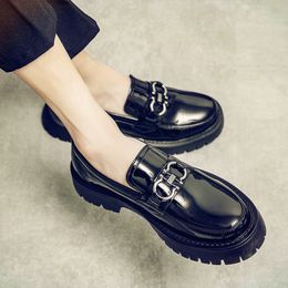 Dress Shoes Patent Leather Men's Genuine Loafers Classic Italian Casual Party Office Wedding 230905