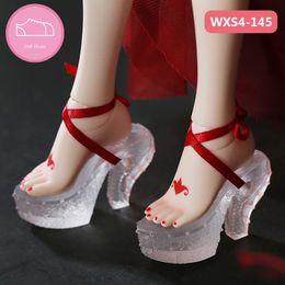 Doll Accessories bjd Shoes 14 for Minifee body and supia doll about55cm FairyLand high heels resin material WXS4132 WXS4135 230907