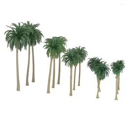 Decorative Flowers 15pcs Scenery Model Coconut Palm Trees HO N Z Scale