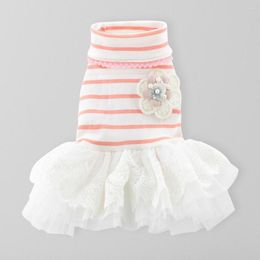 Dog Apparel Cute Wearable Summer Two-legged Clothes Pullover Skirt Comfortable For Home Wear