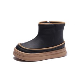 Boots Children Short Boots Boys British Style Boots Winter Autumn Girls Fashion High-top Boots Kids Anti-slip Anti-kick Casual Shoes 230905