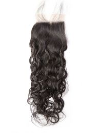 Lace Wigs BAISI Brasil Rambut Virgin Renda Penutup 4X4 Gelombang Air 100 Manusia Dikelantang Knot dengan Bayi 230905