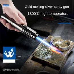 New Type High Temperature High Quality Igniter Metal Torch Inflatable Windproof Lighter M0WG