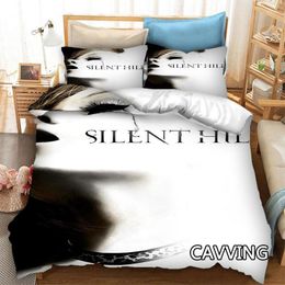 Bedding Sets Silent Hill 3D Printed Set Duvet Covers & Pillow Cases Comforter Quilt Cover (US/EU/AU Sizes) K02