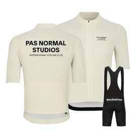 Cycling Jersey Sets PNS Ciclismo Summer Short Sleeve Jersey PAS NORMAL STUDIOS Cycling clothing Breathable Maillot Ciclismo Hombre Set 230906