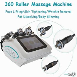 Radio Frequency Fat Reduction Machine Slimming Body Lose Weight RF LED Light Therapy Skin Lifting Wrinkle Removal 360 Degree Roller Facial Massager