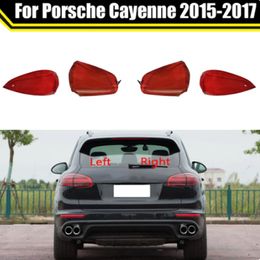 Tail Light Case For Porsche Cayenne 2015-2017 Car Rear Taillight Lens Cover Lampshade Glass Lampcover Caps Taillamp Shell