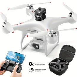 S116MAX White Elf Brushless Optical Flow Remote Control Drone With HD Dual Camera 1/2/3 Batteries ESC Camera Headless Mode 360° Intelligent Obstacle Avoidance