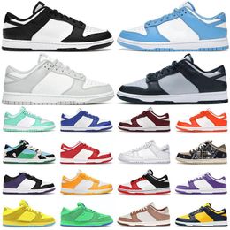 Cheaps Price Popular Low Black White SB Running Shoes Mens Womens Sneakers 7A Quality Designer Shoes Training Shoes Panda Grey Fog University Blue EUR 36-46