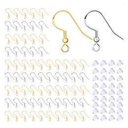 Hoop Earrings 200pcs Handmade Women Girls For Jewellery Making Open Jump Ring Smooth Surface With Spring Ball Safety Back Earring Ear Wire