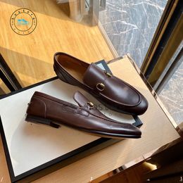 Designer de luxo italiano homens vestido sapatos oxford mocassins de couro genuíno marrom preto homens mocassins clássico de alta qualidade casamento escritório sapatos formais