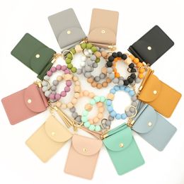 Designers Luxury Mini Coin Purse Keychain Fashion Womens Mens Credit Card Holder Coin Purse Wallet Ring Keychain TOP22