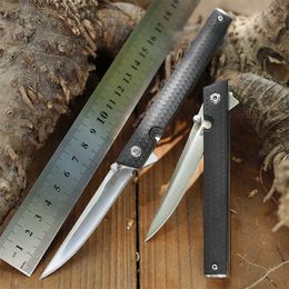 2024 Mini Pen Knife Outdoor High Hardness Folding Portable a Self-Defense 8MLZ