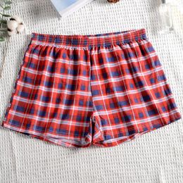 Underpants Sexy Men Cotton Underwear Seamless Boxer Briefs Comfort Soft Pouch Casual Home Shorts Trunks Knickers