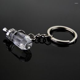 Party Favour 100pcs Baby Shower Gifts Baptism Milk Bottle Keychain Wedding Favours For Guest Lin3987