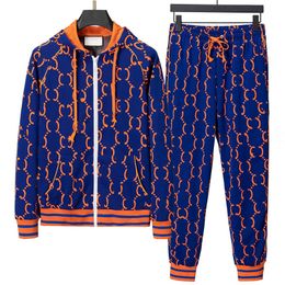 moda uomo tuta designer manica lunga felpe con cappuccio giacche pantaloni due pezzi set di abbigliamento sportivo donna lettera autunno inverno sport all'aria aperta jogger tuta per il tempo libero