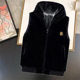 Fashion men's vest plush cotton vest design men's and women's sleeveless down jacket Autumn/winter casual coat couple vest warm coat large size M-3xl#015